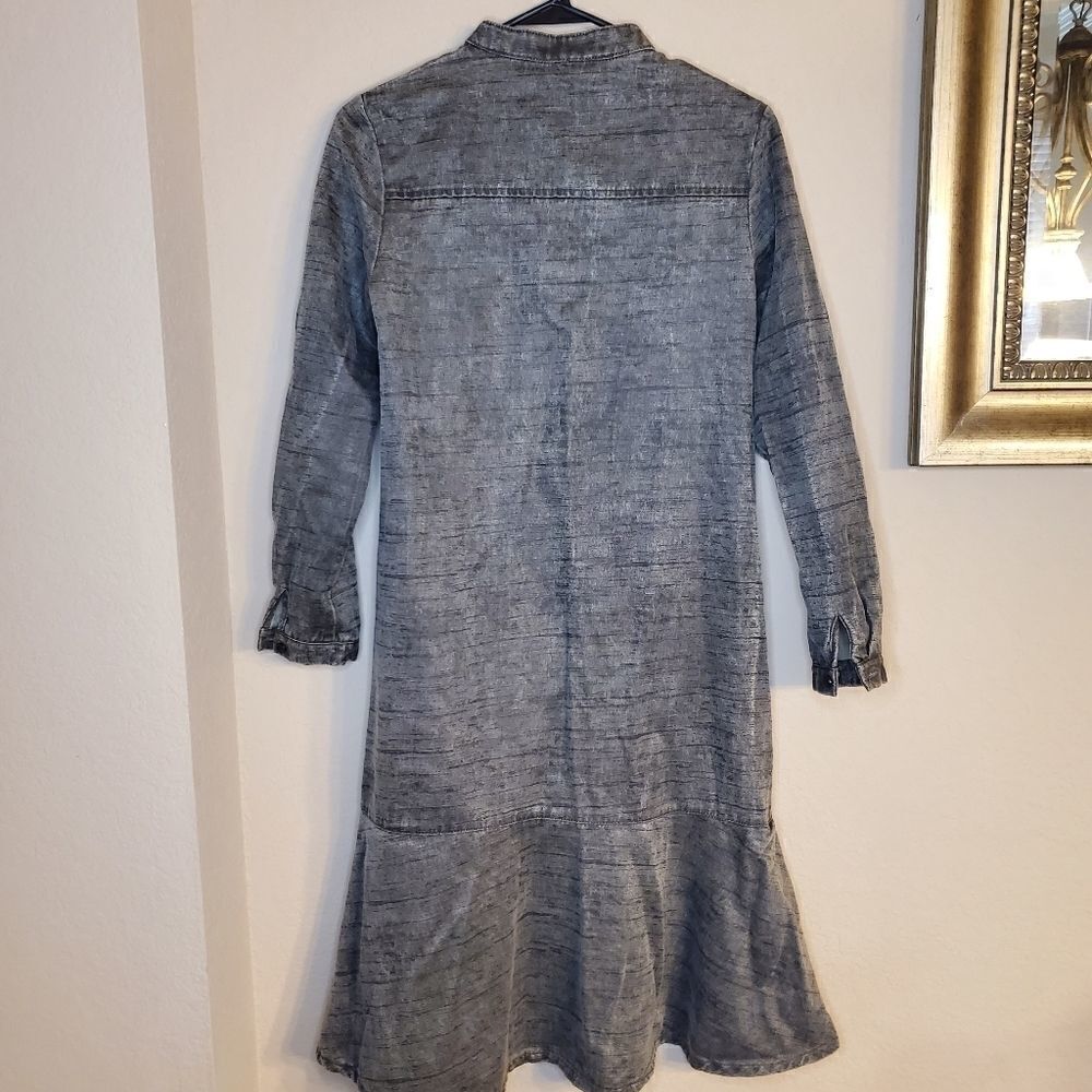 Crimson+Clover Front-button Shirt Dress - Picture 2 of 10